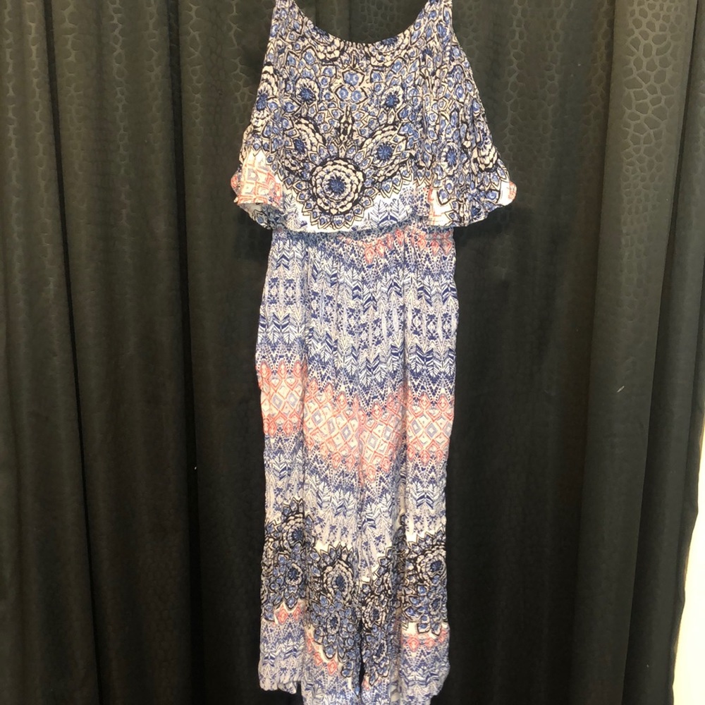 Summer cropped romper